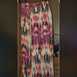 Love Sam Colorful (Lined) Maxi Skirt - Size M